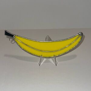 Vintage Stained Glass Banana